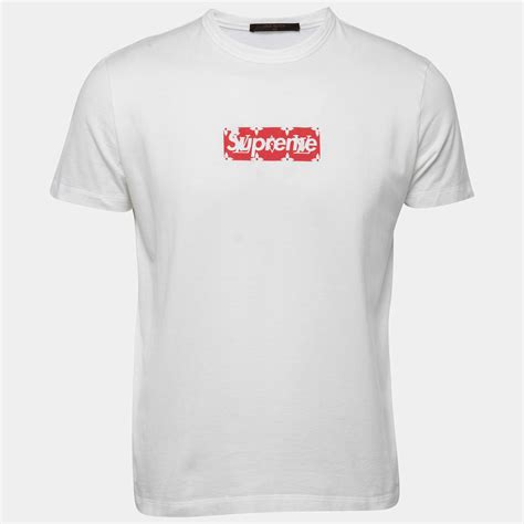 supreme x lv tee|Supreme x Louis Vuitton Box Logo Tee White Men's .